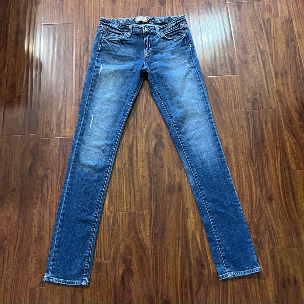 Paige Skyline Drive Skinny Low Rise Jeans size 28 Long